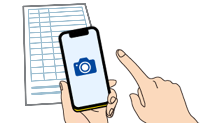 収入証明書類の写真をアップロード